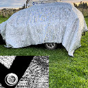 Silver Shade Mesh Car Cover